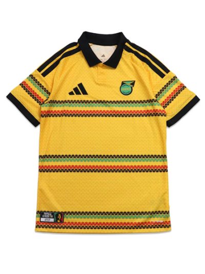 画像1: 【送料無料】ADIDAS JAMAICA 2026 BOB MARLEY HOME JERSEY-BOLD GOLD