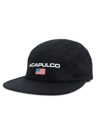 画像1: ACAPULCO GOLD NINE-TWO CAMP CAP BLACK