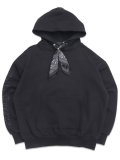 【送料無料】BELLE EPOQUE MANDA COLLECTION BANDANA HOODIE BLACK