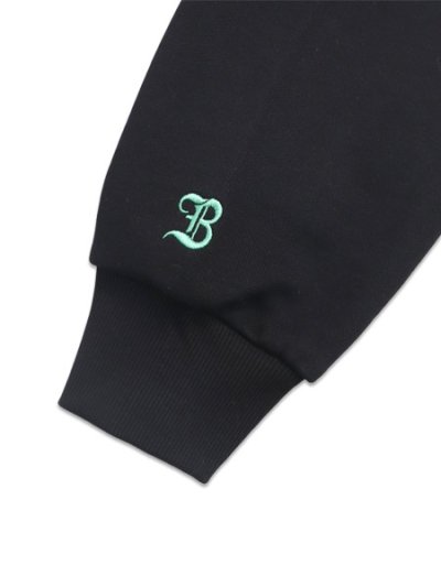 画像8: 【送料無料】BELLE EPOQUE LECA COLLECTION BANDANA HOODIE BLACK