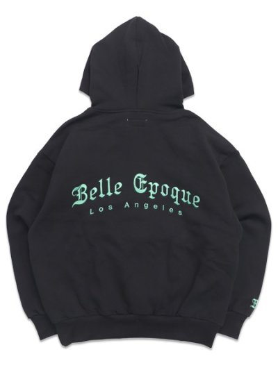 画像2: 【送料無料】BELLE EPOQUE LECA COLLECTION BANDANA HOODIE BLACK