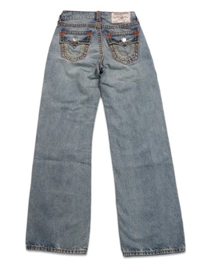 画像1: 【送料無料】TRUE RELIGION VINNY SUPER T ULTRA BAGGY KELP MEDIUM WASH