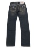 【送料無料】TRUE RELIGION RICKY SUPER T FLAP GREENLAND DARK WASH