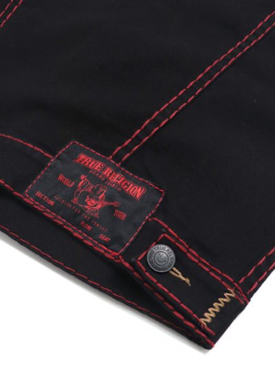 画像8: 【送料無料】TRUE RELIGION SUPER T BOXY DENIM JACKET BODY RINSE BLACK