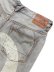 画像5: 【送料無料】EVISU BLEACHED DISTRESSED 5P JEANS LIGHT TONE INDIGO (5)