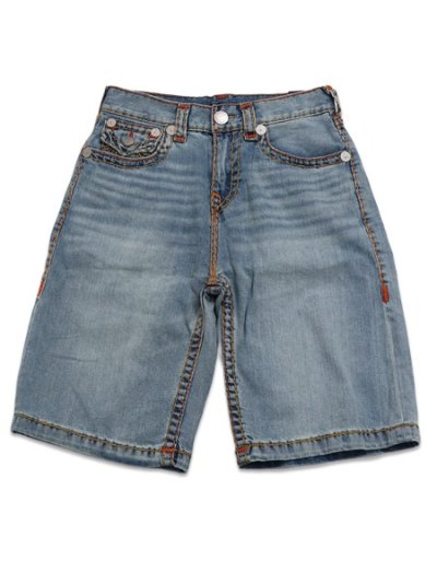 画像2: 【送料無料】TRUE RELIGION VINNY SUPER T ULTRA BAGGY SHORT SHATTERED MEDIUM INDIGO WASH