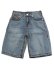画像2: 【送料無料】TRUE RELIGION VINNY SUPER T ULTRA BAGGY SHORT SHATTERED MEDIUM INDIGO WASH (2)