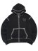 画像1: 【送料無料】TRUE RELIGION SUPER QT BOXY ZIP HOODIE JET BLACK (1)