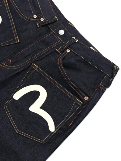 画像3: 【送料無料】EVISU HT,MULTI POCKET DENIM SHORT RAW INDIGO