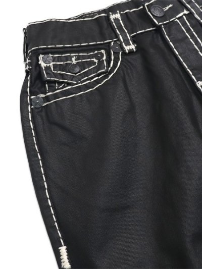 画像3: 【送料無料】TRUE RELIGION BOBBY SUPER T COATED BAGGY COATED BLK