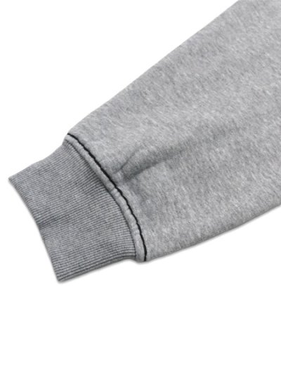 画像6: 【送料無料】TRUE RELIGION SUPER QT BOXY ZIP HOODIE HEATHER GREY/JET BLACK