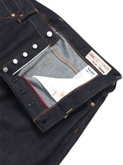 画像4: 【送料無料】EVISU HT,MULTI POCKET DENIM JEANS RAW INDIGO