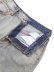 画像4: 【送料無料】EVISU BLEACHED DISTRESSED 5P JEANS LIGHT TONE INDIGO (4)
