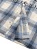 画像5: 【送料無料】TRUE RELIGION HOODED FLANNEL SHIRT WINTER WHITE/BLUE (5)