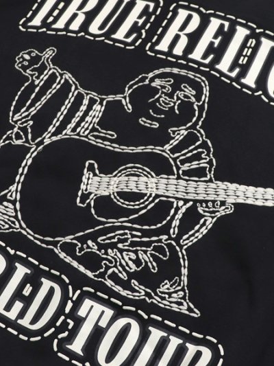 画像7: 【送料無料】TRUE RELIGION SUPER QT BOXY ZIP HOODIE JET BLACK