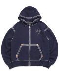 【送料無料】TRUE RELIGION SUPER QT BOXY ZIP HOODIE MAGMA