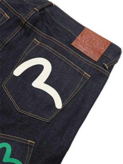 画像5: 【送料無料】EVISU HT,MULTI POCKET DENIM JEANS RAW INDIGO