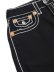 画像3: 【送料無料】TRUE RELIGION BOBBY ROPE STITCH FLAP SHORT BODY RINSE BLACK (3)