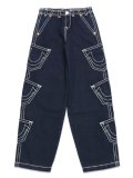 【送料無料】TRUE RELIGION MULTI-POCKET SUPER T BAGGY CARGO BODY RINSE