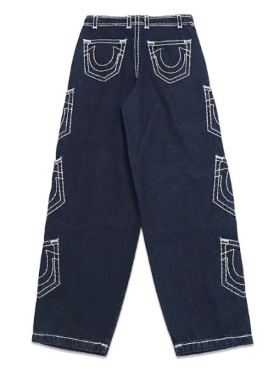 画像2: 【送料無料】TRUE RELIGION MULTI-POCKET SUPER T BAGGY CARGO BODY RINSE