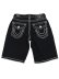 画像1: 【送料無料】TRUE RELIGION BOBBY ROPE STITCH FLAP SHORT BODY RINSE BLACK (1)