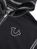 画像3: 【送料無料】TRUE RELIGION SUPER QT BOXY ZIP HOODIE JET BLACK (3)