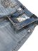 画像4: 【送料無料】TRUE RELIGION VINNY SUPER T ULTRA BAGGY SHORT SHATTERED MEDIUM INDIGO WASH (4)