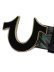 画像2: 【送料無料】TRUE RELIGION DRAGON GRAPHIC HORSESHOE BUCKLE BELT BLACK (2)