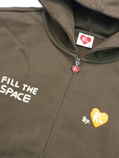 画像3: 【送料無料】RED LETTERS FILL THE SPACE APPLIQUE SCATTERED ZIP UP