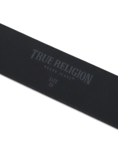 画像4: 【送料無料】TRUE RELIGION HORSESHOE BUCKLE BELT BLACK