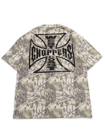 画像2: WEST COAST CHOPPERS CROSS LOGO FOREST CAMO TEE