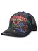 画像1: 【送料無料】TRUE RELIGION DRAGON TRUCKER HAT JET BLACK (1)
