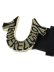 画像2: 【送料無料】TRUE RELIGION TR HORSESHOE BUCKLE BELT BLACK/GOLD (2)