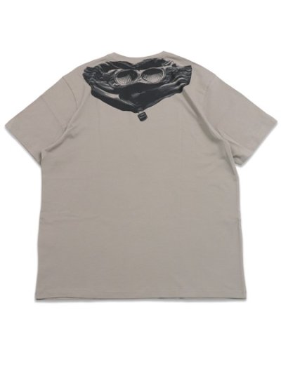 画像2: 【送料無料】C.P.COMPANY 30/1 JERSEY SHORT SLEEVE GOGGLE TEE DOVE