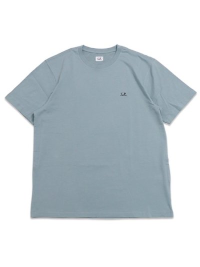 画像1: 【送料無料】C.P.COMPANY 30/1 JERSEY SHORT SLEEVE GOGGLE TEE SILVER BLUE