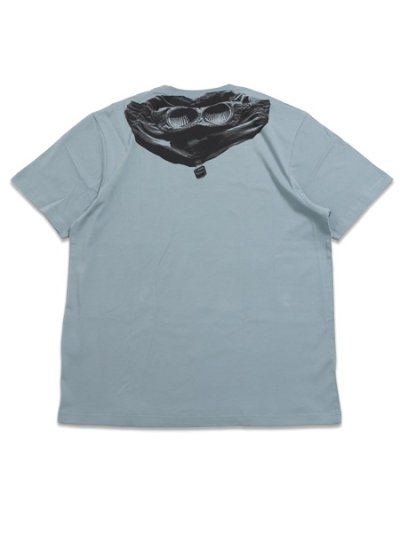 画像2: 【送料無料】C.P.COMPANY 30/1 JERSEY SHORT SLEEVE GOGGLE TEE SILVER BLUE