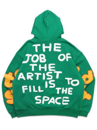 画像1: 【送料無料】RED LETTERS FILL THE SPACE SCATTERED HOODIE