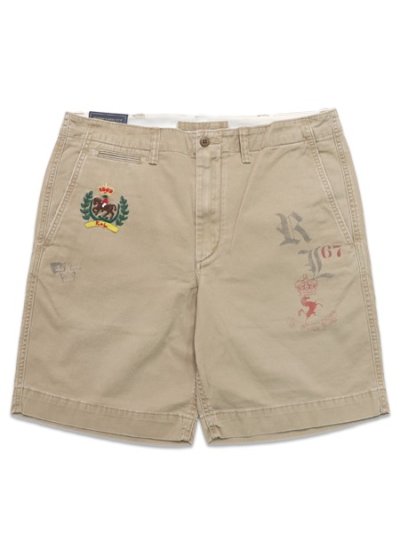 画像1: 【送料無料】POLO RALPH LAUREN BEDFORD TWILL EMBROID SHORTS
