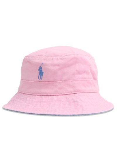画像2: 【送料無料】POLO RALPH LAUREN LOFT LOGO BUCKET HAT CARMEL PINK