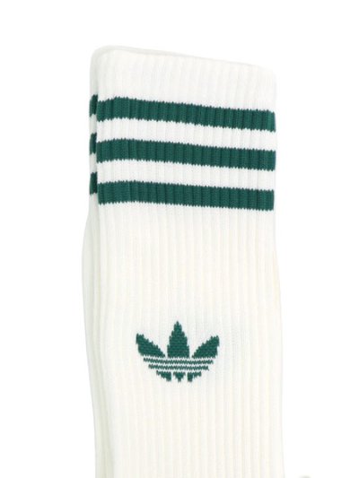 画像5: ADIDAS 3 STRIPES HIGH CREW SOCKS 3 PAIRS-OFF WHITE