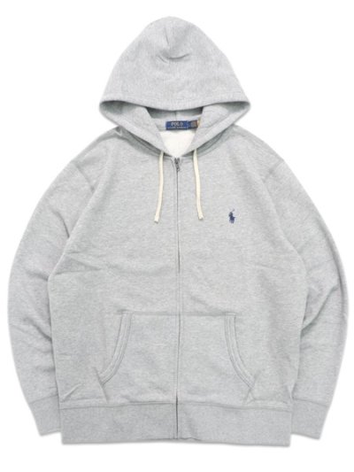 画像1: 【送料無料】POLO RALPH LAUREN RL FLEECE FULL ZIP HOODIE