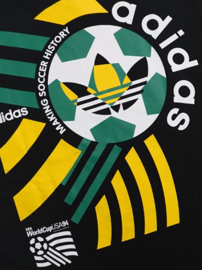 画像4: ADIDAS ARCHIVE FOOTBALL GRAPHIC TEE-BLACK
