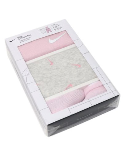画像2: 【KIDS】NIKE BABY 3PK BODYSUIT & WAFFLE PANT-PINK FOAM
