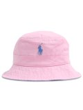 【送料無料】POLO RALPH LAUREN LOFT LOGO BUCKET HAT CARMEL PINK