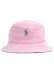 画像1: 【送料無料】POLO RALPH LAUREN LOFT LOGO BUCKET HAT CARMEL PINK (1)