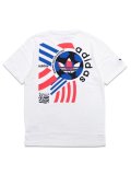 ADIDAS ARCHIVE FOOTBALL GRAPHIC TEE-WHITE