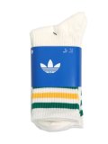 ADIDAS 3 STRIPES CREW SOCKS 3 PAIRS-OFF WHITE