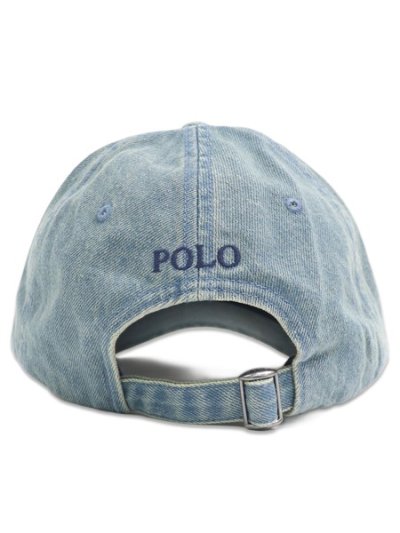 画像4: 【送料無料】POLO RALPH LAUREN DENIM BALL CAP LIGHT WASH DENIM