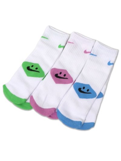 画像4: 【KIDS】NIKE KIDS 6PK NIKE SMILEY CREW-MEDIUM SOFT PINK