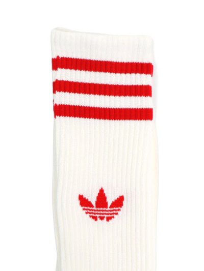 画像6: ADIDAS 3 STRIPES HIGH CREW SOCKS 3 PAIRS-OFF WHITE